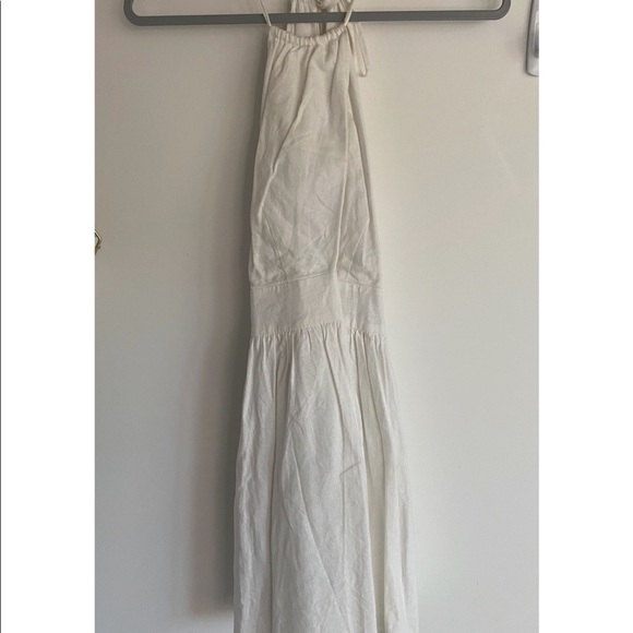 NWT BCBGeneration Front Cut Flared Dress in White - Picture 9 of 10